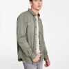 Sun + Stone Men's Long Sleeve Twill Shirt, Created For Macy's