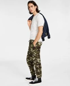 Sun + Stone Men's Articulated Camo Jogger Pants, Created For Macy's -Vince Camuto Sale 21713103 fpx