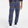Sun + Stone Men's Regular-Fit Fair Isle Knit Joggers, Created For Macy's