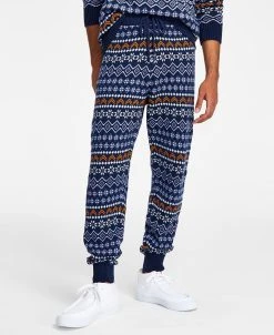 Sun + Stone Men's Regular-Fit Fair Isle Knit Joggers, Created For Macy's