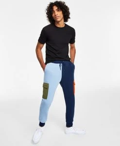Sun + Stone Men's Colorblocked Pants, Created For Macy's