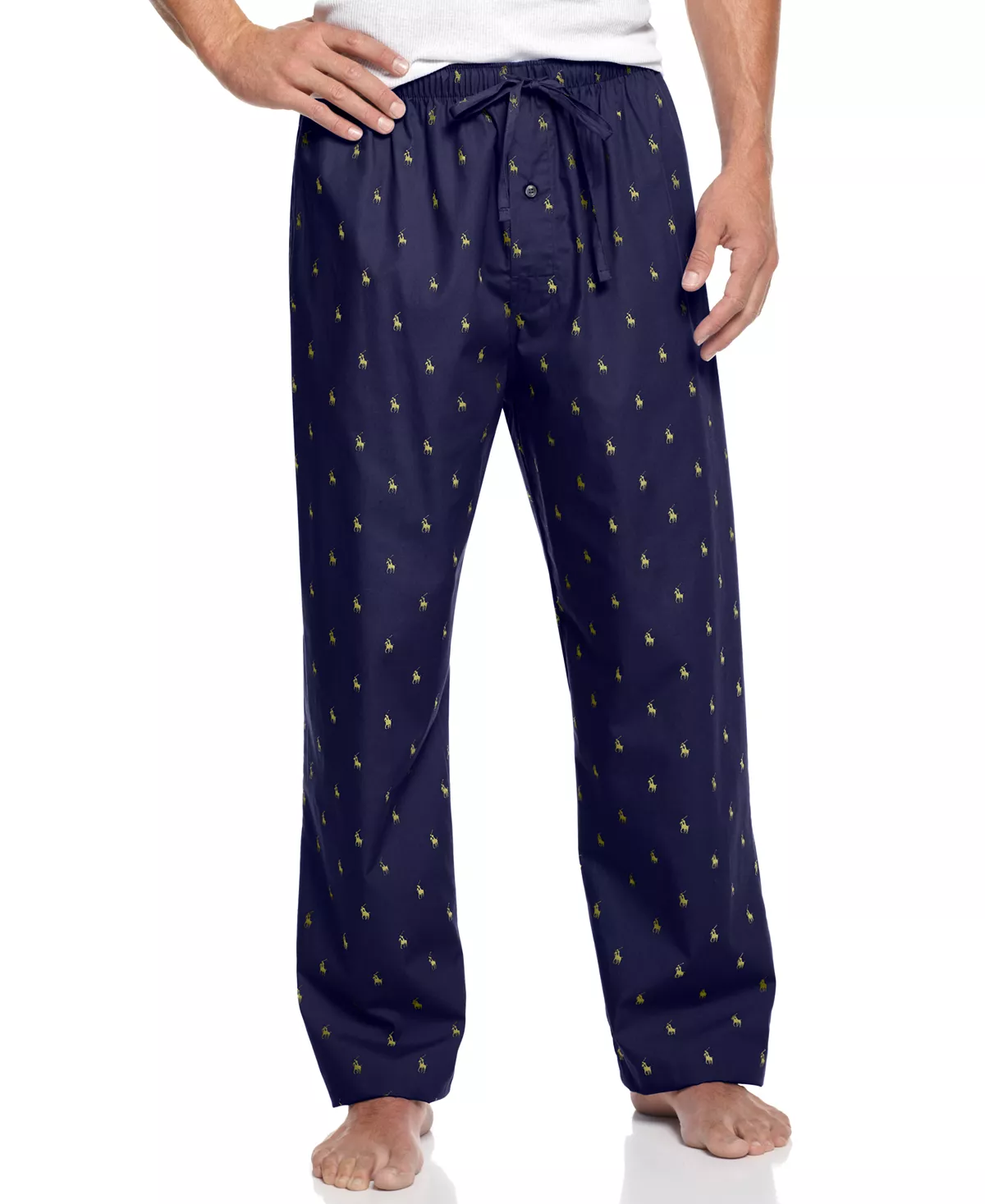 Polo Ralph Lauren Big & Tall Men's Printed Woven Pajama Pant 3 Polo Ralph Lauren Big & Tall Men's Printed Woven Pajama Pant