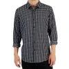 Alfani Men's Check-Print Shirt, Created For Macy's -Vince Camuto Sale 21887980 fpx