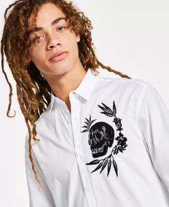 INC International Concepts .N.C. International Concepts® Men's Regular-Fit Floral Skull-Print Shirt, Created For Macy's 8 INC International Concepts .N.C. International Concepts® Men's Regular-Fit Floral Skull-Print Shirt, Created For Macy's -Vince Camuto Sale 21898812 fpx