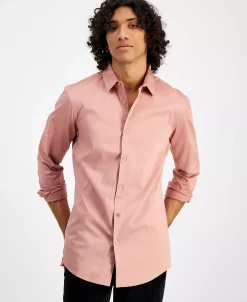 INC International Concepts Men's Slim Fit Dress Shirt, Created For Macy's -Vince Camuto Sale 21898838 fpx