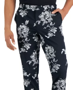 INC International Concepts .N.C. International Concepts® Men's Slim-Fit Floral Suit Pants, Created For Macy's -Vince Camuto Sale 21898851 fpx