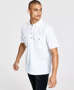 INC International Concepts .N.C. International Concepts® Men's Regular-Fit Popover Western Shirt, Created For Macy's -Vince Camuto Sale 21898894 fpx