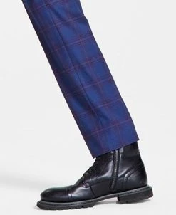 INC International Concepts Men's Sean Slim Fit Plaid Pants, Created For Macy's -Vince Camuto Sale 21898991 fpx