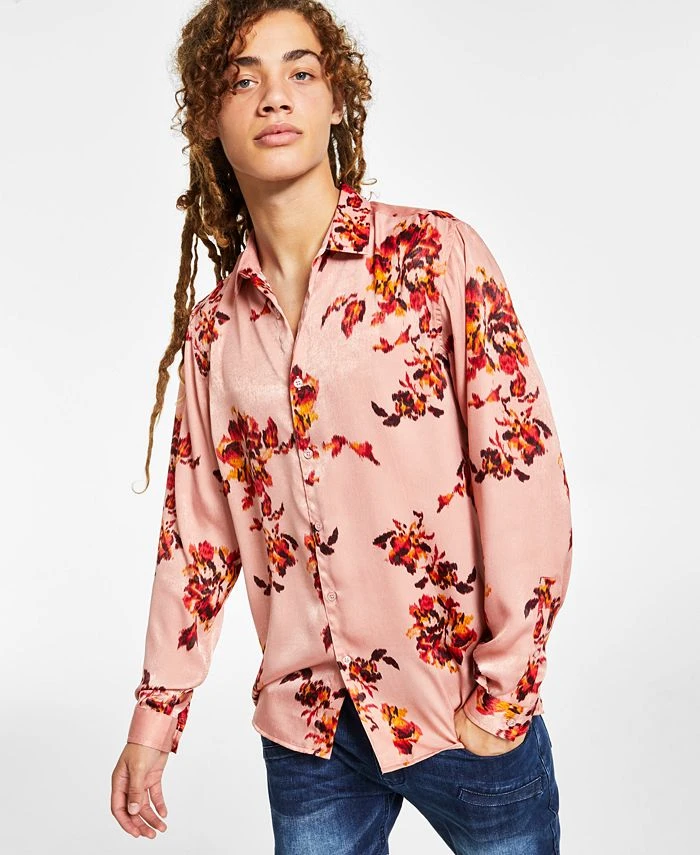 INC International Concepts .N.C. International Concepts® Men's Regular-Fit Floral-Print Shirt, Created For Macy's 3 INC International Concepts .N.C. International Concepts® Men's Regular-Fit Floral-Print Shirt, Created For Macy's