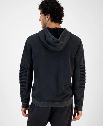 INC International Concepts .N.C. International Concepts® Men's Regular-Fit Moto Hoodie, Created For Macy's 4 INC International Concepts .N.C. International Concepts® Men's Regular-Fit Moto Hoodie, Created For Macy's - Image 2