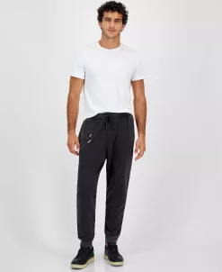 INC International Concepts .N.C. International Concepts® Men's Regular-Fit Acid-Washed Moto Joggers, Created For Macy's -Vince Camuto Sale 21907134 fpx