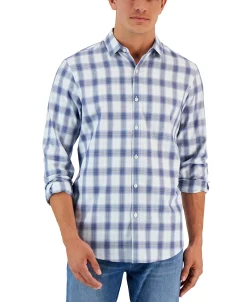 Alfani Men's Droa Plaid Shirt, Created For Macy's -Vince Camuto Sale 21909340 fpx