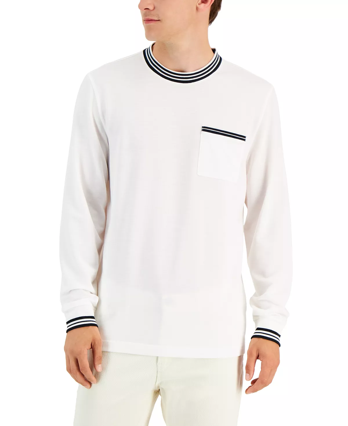 Alfani Men's Vari-Stripe Shirt, Created For Macy's 5 Alfani Men's Vari-Stripe Shirt, Created For Macy's - Image 3