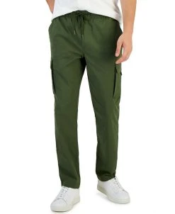 Alfani Men's Modern Pull-On Six-Pocket Ripstop Cargo Pants, Created For Macy's
