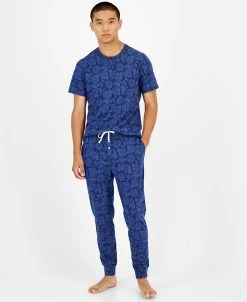 Sun + Stone Men's Bandana-Print Pajama T-Shirt, Created For Macy's