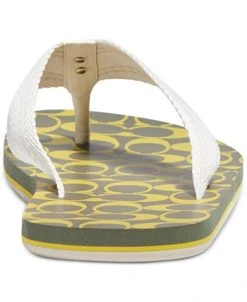 Coach Men's Signature Webbing Flip Flop -Vince Camuto Sale 21932811 fpx