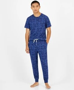Sun + Stone Men's Bandana-Print Pajama Joggers, Created For Macy's