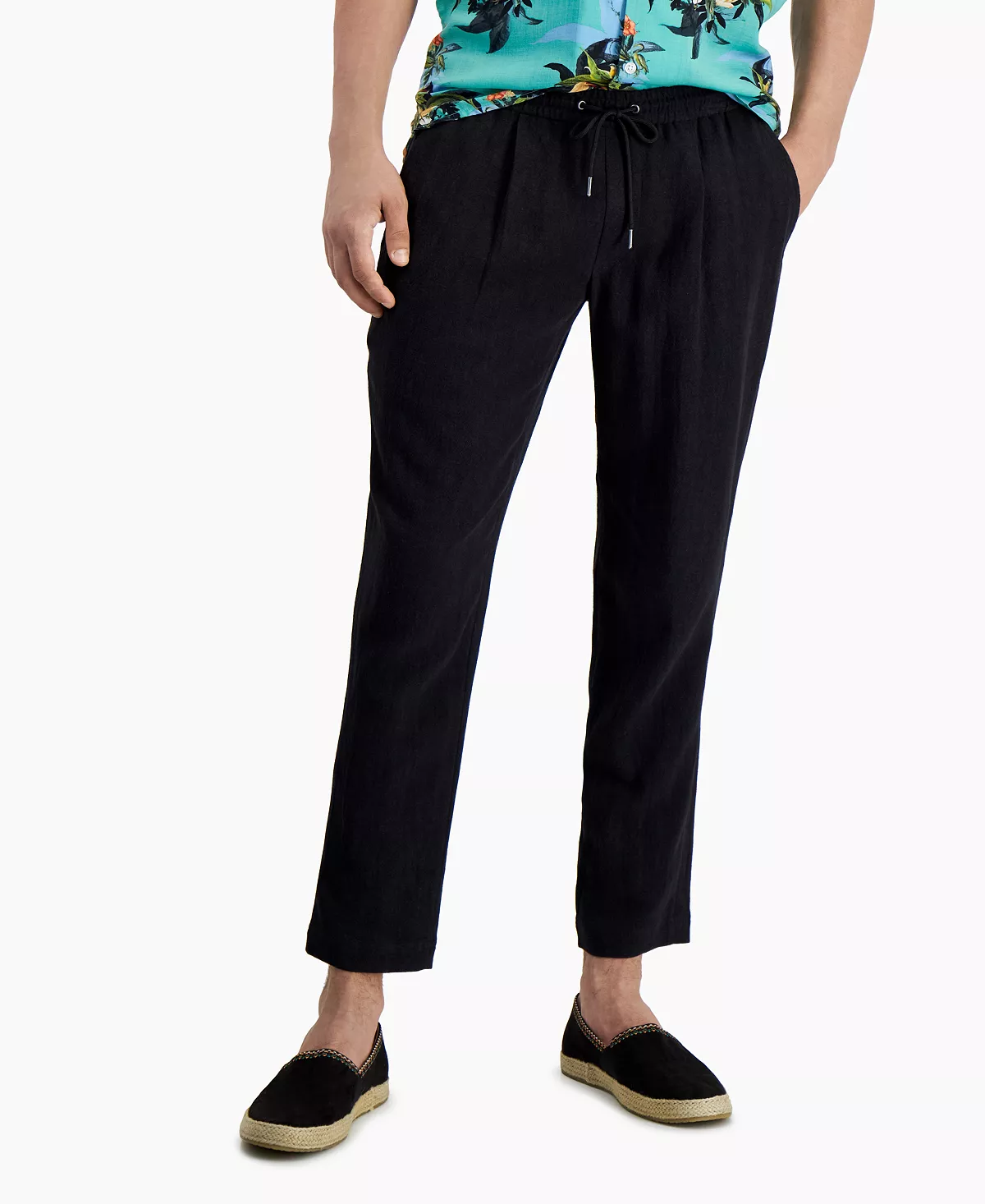 INC International Concepts Men's Regular-Fit Textured Drawstring Pants, Created For Macy's 9 INC International Concepts Men's Regular-Fit Textured Drawstring Pants, Created For Macy's - Image 7