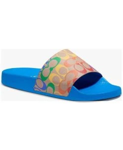 Coach Men's Signature Pride Slide Sandal
