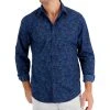 Alfani Men's Entour Leaf-Print Shirt, Created For Macy's -Vince Camuto Sale 22074238 fpx