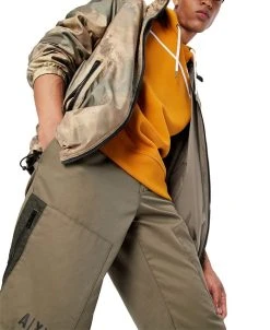 A|X Armani Exchange Men's Signature Two Tone Cargo Trousers -Vince Camuto Sale 22187514 fpx