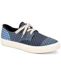 Sun + Stone Men's Kiva Patterned Lace-Up Sneakers, Created For Macy's