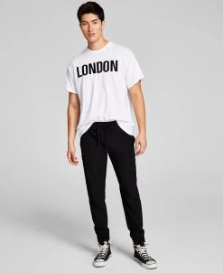 And Now This Men's Classic-Fit Stretch Cargo Joggers