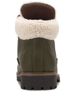 Sun + Stone Men's Glenn Faux-Leather Fleece-Trimmed Lace-Up Boots, Created For Macy's -Vince Camuto Sale 22207846 fpx