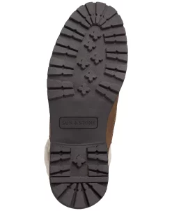 Sun + Stone Men's Glenn Faux-Leather Fleece-Trimmed Lace-Up Boots, Created For Macy's -Vince Camuto Sale 22207853 fpx