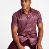 INC International Concepts Men's James Regular-Fit Floral Ditsy-Print Shirt, Created For Macy's