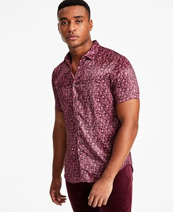 INC International Concepts Men's James Regular-Fit Floral Ditsy-Print Shirt, Created For Macy's 4 INC International Concepts Men's James Regular-Fit Floral Ditsy-Print Shirt, Created For Macy's - Image 2