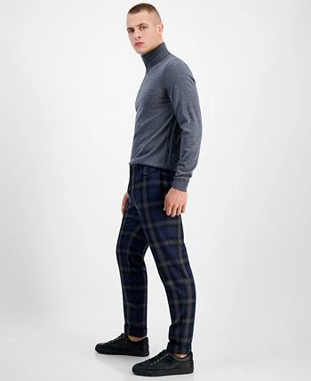 INC International Concepts Men's Slim-Fit Shadow Plaid Suit Pants, Created For Macy's 5 INC International Concepts Men's Slim-Fit Shadow Plaid Suit Pants, Created For Macy's - Image 3