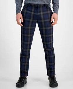 INC International Concepts Men's Slim-Fit Shadow Plaid Suit Pants, Created For Macy's 17 INC International Concepts Men's Slim-Fit Shadow Plaid Suit Pants, Created For Macy's -Vince Camuto Sale 22225040 fpx