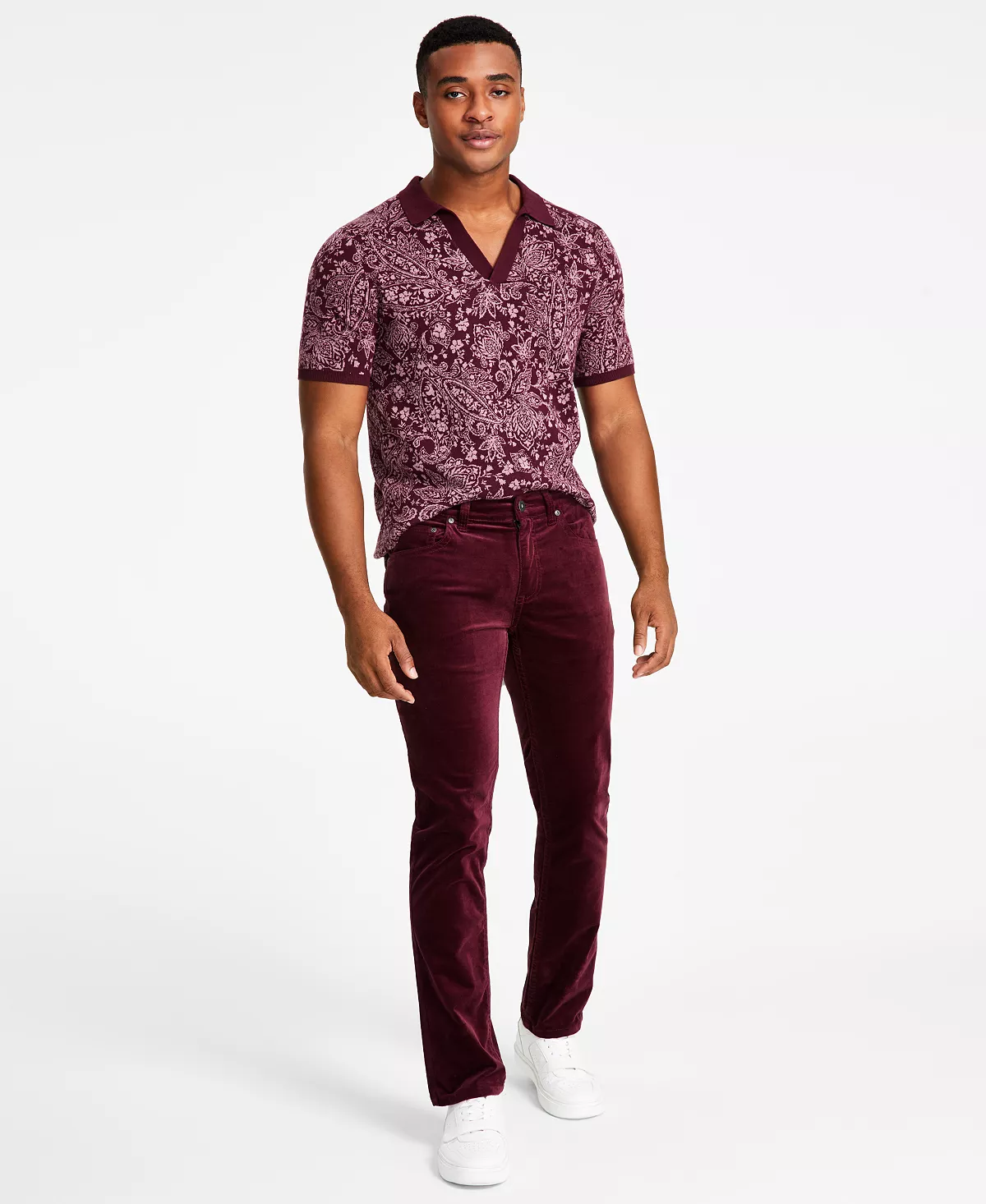 INC International Concepts Men's Slim-Straight Fit Velour Jeans, Created For Macy's 11 INC International Concepts Men's Slim-Straight Fit Velour Jeans, Created For Macy's - Image 9