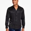 INC International Concepts Men's Regular-Fit Satin Shirt, Created For Macy's -Vince Camuto Sale 22225652 fpx