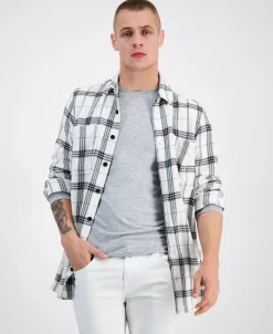 INC International Concepts Men's Colon Classic-Fit Plaid Shirt Jacket, Created For Macy's 10 INC International Concepts Men's Colon Classic-Fit Plaid Shirt Jacket, Created For Macy's -Vince Camuto Sale 22225752 fpx