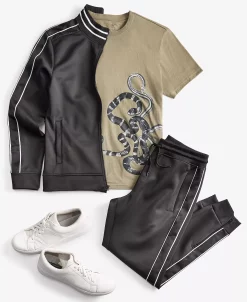 INC International Concepts Men's Neoprene Track Jogger Pants, Created For Macy's -Vince Camuto Sale 22256516 fpx 2