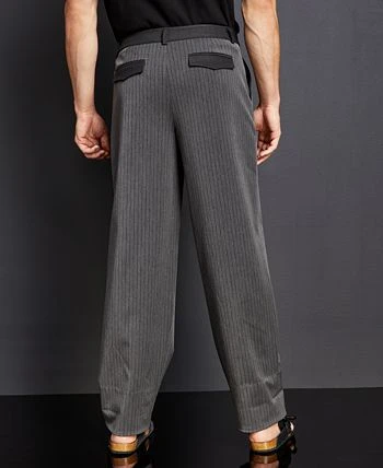 Royalty By Maluma En's Relaxed-Fit Pinstripe Suit Pants, Created For Macy's 4 Royalty By Maluma En's Relaxed-Fit Pinstripe Suit Pants, Created For Macy's - Image 2