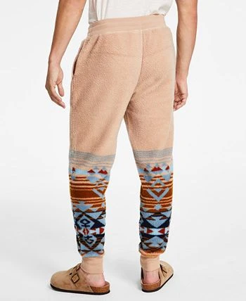 Sun + Stone Men's Desert Snow Geo-Print Fleece Joggers, Created For Macy's 4 Sun + Stone Men's Desert Snow Geo-Print Fleece Joggers, Created For Macy's - Image 2