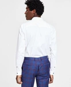 INC International Concepts Men's Slim Fit Dress Shirt, Created For Macy's -Vince Camuto Sale 22323082 fpx