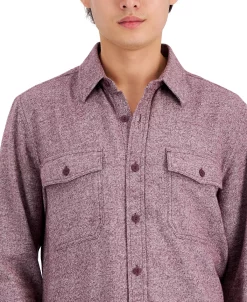 Sun + Stone Men's Grindle Flannel Shirt, Created For Macy's -Vince Camuto Sale 22336553 fpx