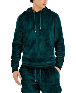 INC International Concepts .N.C. International Concepts® Men's Regular-Fit Ribbed Velour Hoodie, Created For Macy's 22 INC International Concepts .N.C. International Concepts® Men's Regular-Fit Ribbed Velour Hoodie, Created For Macy's -Vince Camuto Sale 22362625 fpx