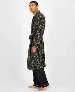 INC International Concepts .N.C. International Concepts® Men's Floral-Print Robe, Created For Macy's -Vince Camuto Sale 22368006 fpx