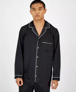 INC International Concepts .N.C. International Concepts® Men's 2-Pc. Tipped Pajama Set, Created For Macy's -Vince Camuto Sale 22368069 fpx