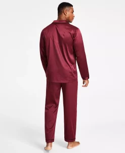 INC International Concepts .N.C. International Concepts® Men's 2-Pc. Tipped Pajama Set, Created For Macy's -Vince Camuto Sale 22368081 fpx