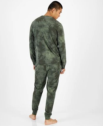 Sun + Stone Men's Tie-Dyed Long-Sleeve Pajama T-Shirt, Created For Macy's 4 Sun + Stone Men's Tie-Dyed Long-Sleeve Pajama T-Shirt, Created For Macy's - Image 2