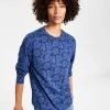 Sun + Stone Men's Bandana-Print Long-Sleeve T-Shirt, Created For Macy's