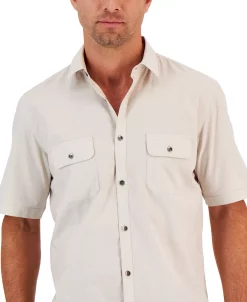 Alfani Men's Warren Shirt, Created For Macy's -Vince Camuto Sale 22401218 fpx