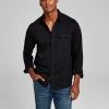 And Now This Men's Classic-Fit Solid Knit Button-Down Shirt -Vince Camuto Sale 22409805 fpx