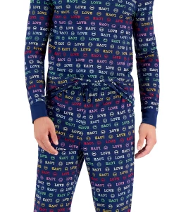 Family Pajamas Men's Love Valentine's Day Matching Pajama Set, Created For Macy's -Vince Camuto Sale 22410562 fpx